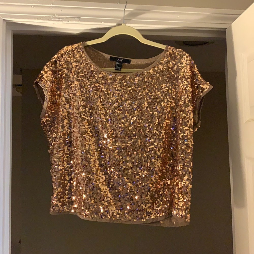 XXI Sequin Top